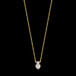 Collier Silber 925 Zirkonia vergoldet