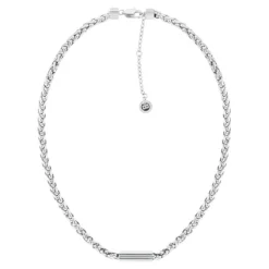 Collier "SNAKE" Stahl Imitationssteine