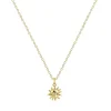Collier "Sonne", vergoldet