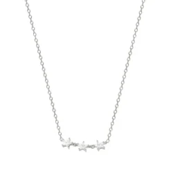 Collier "Stern" Silber 925 Zirkonia