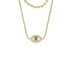 Collier "Sutton" Stahl gold ionenplattiert