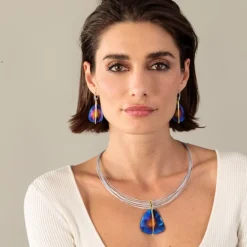 Collier Titan/Stahl/Silber 925 tlw.vergoldet