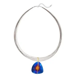 Collier Titan/Stahl/Silber 925 tlw.vergoldet