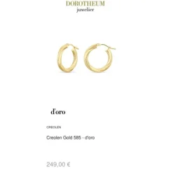 Creolen Gold 585