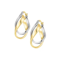 Creolen Gold 585 bicolor