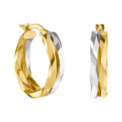 Creolen Gold 585 bicolor