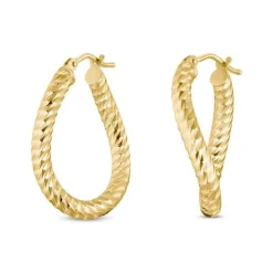 Creolen Gold 585 oval