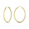 Creolen Gold 585 tlw. diamantiert