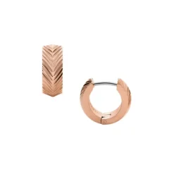 Creolen "Harlow" Stahl ros&eacute;gold ionenplattiert