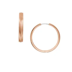 Creolen "Harlow" Stahl ros&eacute;gold ionenplattiert