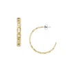 Creolen "Heritage" Stahl gold ionenplattiert