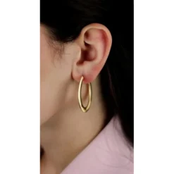 Creolen mit Stecker 