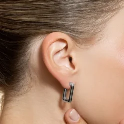 Creolen mit Stecker 