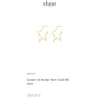 Creolen mit Stecker "Stern" Gold 585