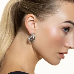 Creolen mit Stecker 