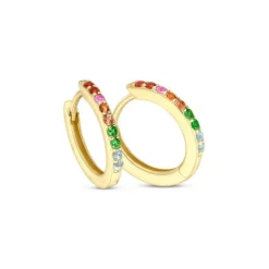 Creolen "rainbow" Gold 585