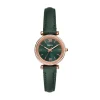 Damen Uhr "CARLIE" Quarz Leder gr&uuml;n