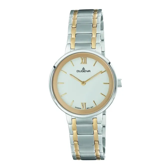 Damen Uhr "COSIMA" Quarz Stahl tlw. gold