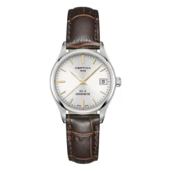 Damen Uhr "DS-08 LADY" Quarz Leder braun