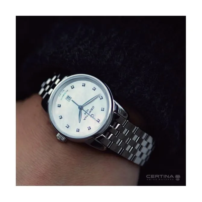 Damen Uhr "DS PODIUM" Automatik Stahl