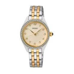 Damen Uhr "FASHION/STYLE" Quarz Stahl tlw. gold