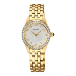 Damen Uhr "FASHION/STYLE" Quarz Stahl gold