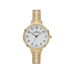 Damen Uhr "FIONA" Quarz Stahl gold