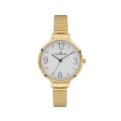 Damen Uhr "FIONA" Quarz Stahl gold