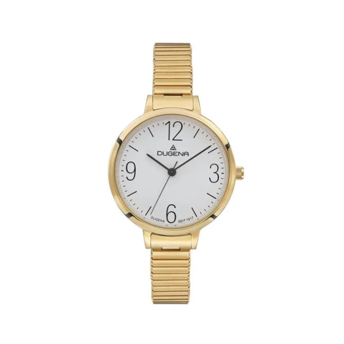 Damen Uhr "FIONA" Quarz Stahl gold