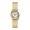 Damen Uhr "HARLOW" Quarz Stahl gold