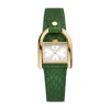 Damen Uhr "HARWELL" Quarz Leder gr&uuml;n