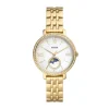 Damen Uhr "JACQUELINE" Quarz Stahl gold