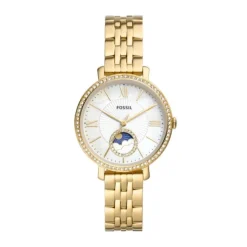Damen Uhr "JACQUELINE" Quarz Stahl gold