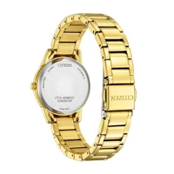 Damen Uhr "L ELEGANCE" ECO Drive Stahl gold