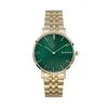 Damen Uhr "LINEE" Quarz Stahl gold