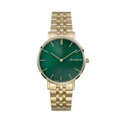 Damen Uhr "LINEE" Quarz Stahl gold