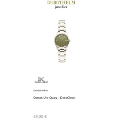 Damen Uhr Quarz