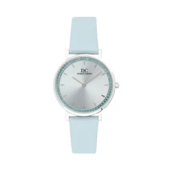Damen Uhr Quarz Leder blau