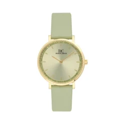 Damen Uhr Quarz Leder mint