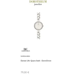 Damen Uhr Quarz Stahl