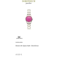 Damen Uhr Quarz Stahl