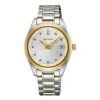 Damen Uhr Quarz Stahl bicolor
