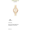 Damen Uhr Quarz Stahl bicolor ionenplattiert