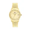 Damen Uhr Quarz Stahl gold