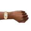 Damen Uhr "RAQUEL" Quarz Stahl gold ionenplattiert