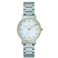 Damen Uhr "STOCKHOLM" Quarz Titan tlw. gold