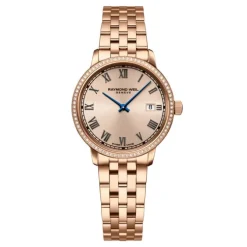 Damen Uhr "TOCCATA" Quarz Stahl ros&eacute;