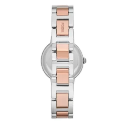 Damen Uhr "VIRGINIA" Quarz Stahl tlw. ros&eacute;