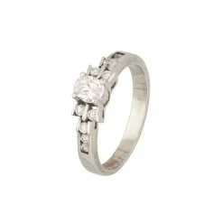 Damenring Wei&szlig;gold 585 - Gr. 54,5 - Privatbesitz