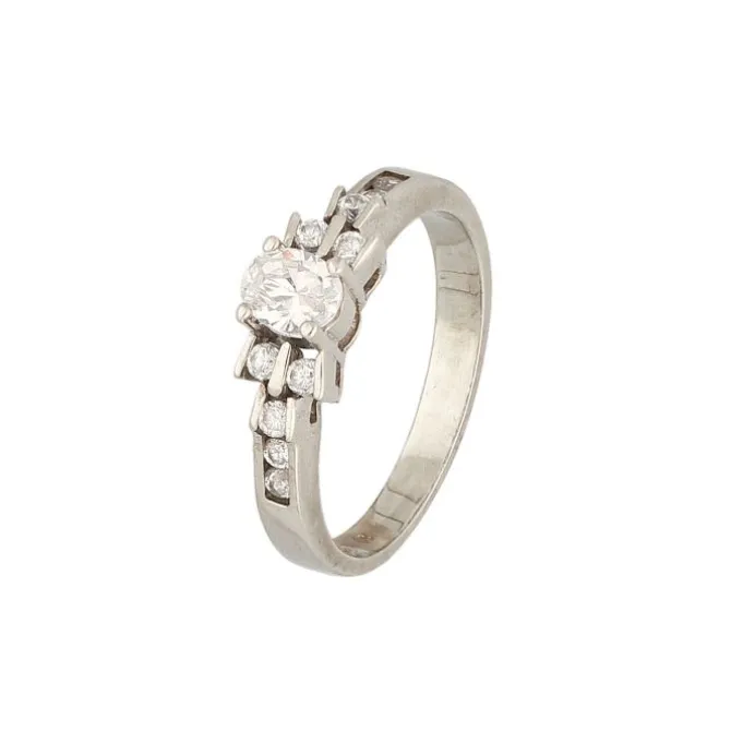 Damenring Weißgold 585 - Gr. 54,5 - Privatbesitz